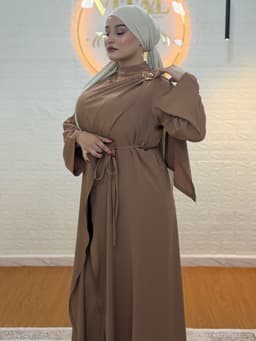 Marron  🇹🇷Hijab Tulum  2