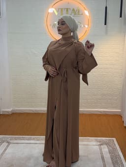 Marron  🇹🇷Hijab Tulum  4