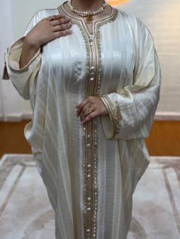Chauve souris Blanc Caftan   2