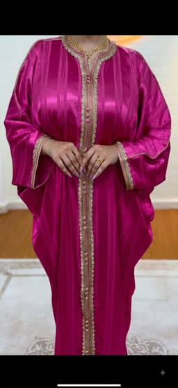 Chauve souris caftan Rose fushia  2